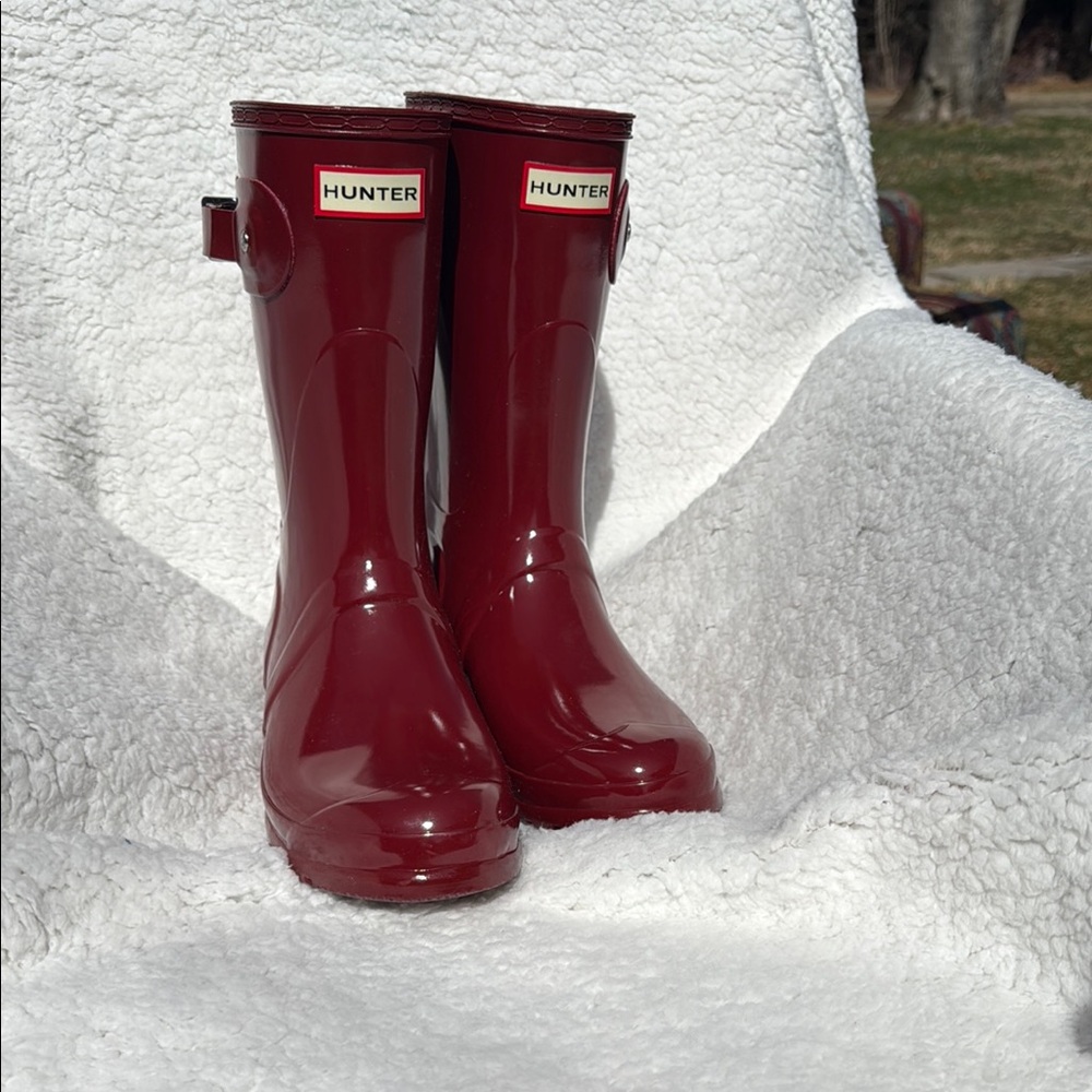 Hunter Red Rain Boots